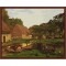 canvas oil paintings landscape ,diy painting by numbers GX6407