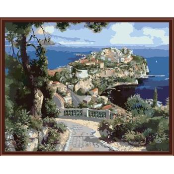 Abstrakte Natur landschaftsbild malerei auf leinwand Öl malen nach zahlen, leinwand Ölgemälde gx6365