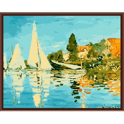 GX64478 YIWU factory wholesales art suppliers 2015 new abstract naturel landscape painting by numbers