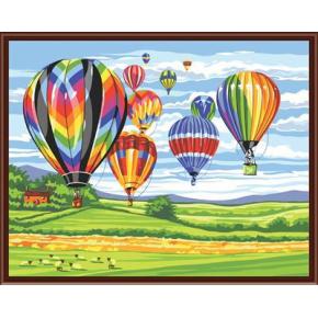Globo de fuego diseño pintura al óleo fábrica vendedora caliente pintura GX6470