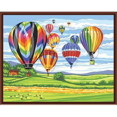 fire balloon design canvas oil painting factory hot selling painting GX6470