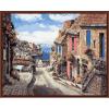 abstract city landscape picture painting on canvas oil painting by numbers ,canvas oil painting GX6367