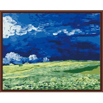 canvas oil painting nature landscape oil painting by numbers GX6436