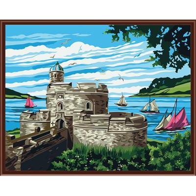 seascape canvas oil painting factory hot selling painting GX6478 painting by numbers handpainted