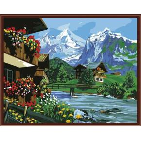 Malen nach zahlen auf leinwand mit Natur, landschaft gx6515 fabrik neues design 2015