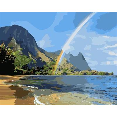 nature landscpe canvas painting by numbers wholesales new design 2015 seascape GX6570