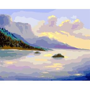 Ölgemälde kit malerei für Anfänger gesetzt gx6598 yiwu fabrik abstrakte naturel Landschaft seascape leinwand Ölgemälde