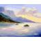 oil painting kit painting for beginners set GX6598 yiwu factory abstract naturel landscape seascape canvas oil painting