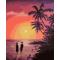 naturel landscpe seascape sunset oil painting kit painting for beginners set GX6586