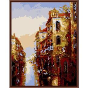 diy acryl Öl auf leinwand stadtlandschaft foto gemälde von nummer gx6393