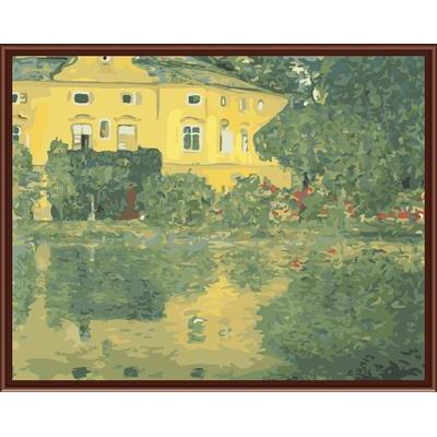 garden landscape handpainted oil painting on canvas painting by number GX6406 yiwu art suppliers
