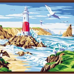 seascape nature landscape diy canvas painting by numbers GX6505