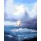 seascape oil canvas painting by numbers GX6647 paint boy EN71-123,CE
