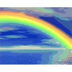 gx6631 lienzo abstracto pintura conjunto del arco iris con imágenes de la actividad creativa conjuntos de pintura por los números