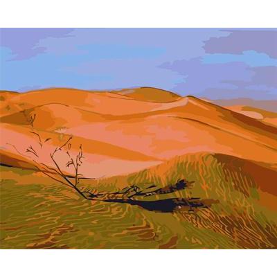 GX6636 wholesales abstract desert landscape painting by numbers,EN71-123, CE,factory hot selling painting