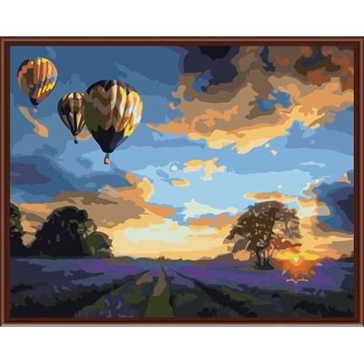 fire balloon photo paint by numbers on canvas handmaded art suppliers GX6523
