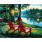 2015 new naturel landscape oil painting by numbers GX6723 paint by number kit