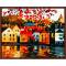 abstract cnvas oil painting handmaded painting by numbers GX6761 2015 fctory new design town landscape