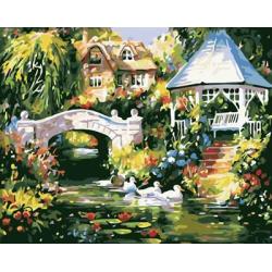 2015 neue naturel Gartenlandschaft Öl malen nach zahlen gx6724 malen nach zahlen kit
