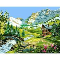 naturel landscape oil painting by numbers GX6721factory wholesales