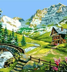 naturel landscape oil painting by numbers GX6721factory wholesales