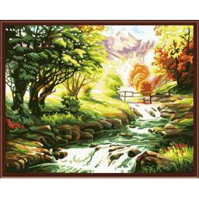 Fabrik neues design gemälde von nummer Natur, landschaft, Ölgemälde gx6428