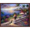 canvas paint by number city landscape seascape wholesales new design 2015 GX6850