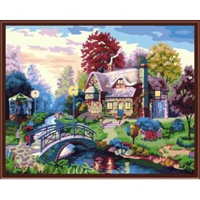 moderne Ölgemälde nach zahlen auf canvae haus bild gx6859