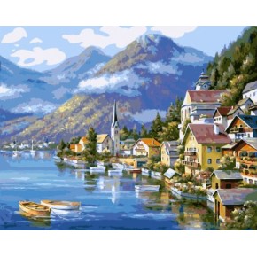 malen nach zahlen auf canvs seelandschaft Landschaft abstrakten malerei gx6936
