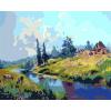 canvas painting by numbers GX6562 nature landscape yiwu factory new design