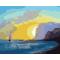 handmaded oil painting by numbers abstract seascape canvas oil painting GX6576