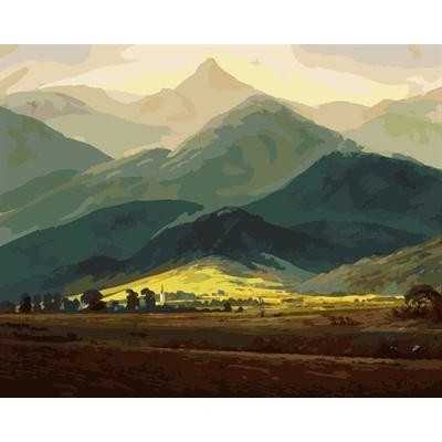 oil painting by number naturel landscape painting on canvsa GX6970 factory new design