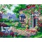oil painting by numbers garden landscape flower picture painting on canvas GX6960 paint boy brand