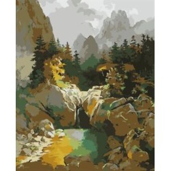 Öl malen nach zahlen mädchen naturel Landschaft acryl handmaded malerei auf leinwand gx6994 paintboy marke