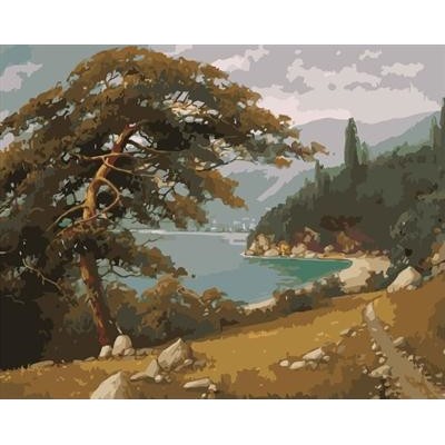 Diy malen nach zahlen naturel Landschaftsmaler Ölfarbe gesetzt für Anfänger gx7075 zeichnung geschenk-set