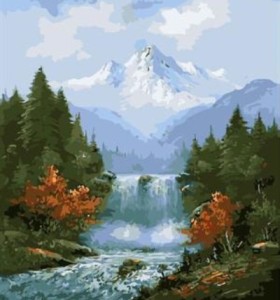 Naturel paisaje lienzo pintura artista de color de aceite set para principiantes GX7080 dibujo juego de regalo