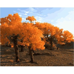 diy malen nach zahlen treebild Künstler Ölfarbe für Anfänger gx7068