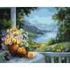 diy picture by numbers acrylic oil painting for bedroom GX7135 2015 new hot landscape flower photo