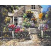 diy painting by numbers for bedroom GX7143 2015 new hot photo garden landscape oil paitning