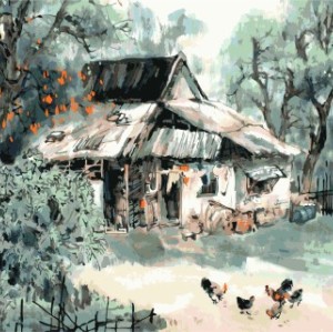 diy painting by numbers chinese landscape 2015 new hot photo GX7150