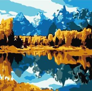 naturel landscape oil painting by numbers GX6722 paint by number kit