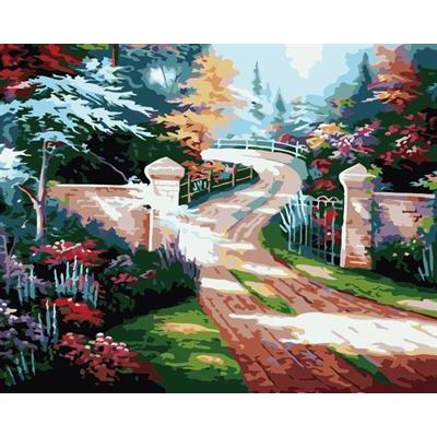2015 new naturel landscape canvas oil painting by numbers GX67245paint by number kit
