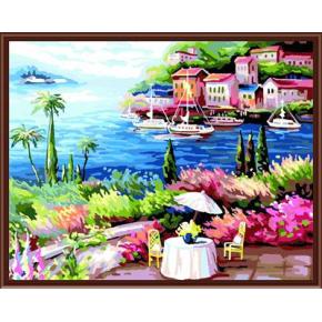diy Ölbild von zahlen kunst set für zu hause dekor landschaft 2015 heißen foto gx6807