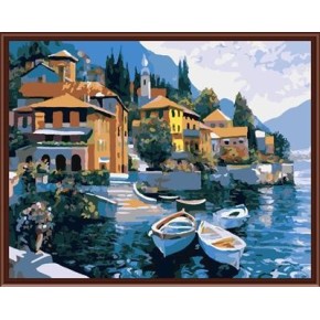 leinwand malen nach zahlen Stadtlandschaft seelandschaft großhandel neues design 2015 gx6849