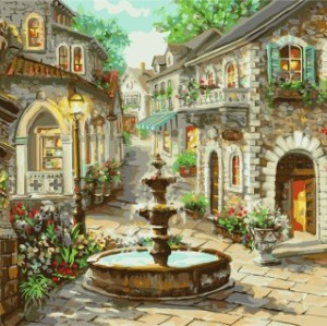art suppliers canvas oil painting by numbers kit for bedroom GX7172
