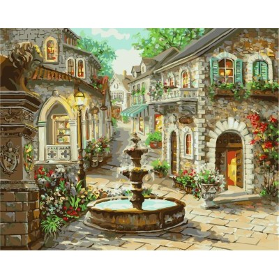 art suppliers canvas oil painting by numbers kit for bedroom GX7172