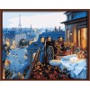 yiwu factory 2015 new modern landscape acrylic canvas oil paitning by numbers for gift use GX7255