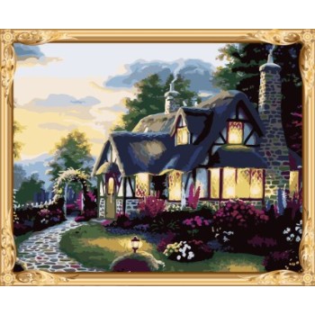 home decor acrylic canvas diy oil painting by numbers for wohlesales GX7251