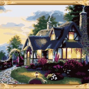 home decor acrylic canvas diy oil painting by numbers for wohlesales GX7251