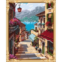 Yiwu großhandel Bild von Zahlen leinwand Ölgemälde für wand-dekor gx7248